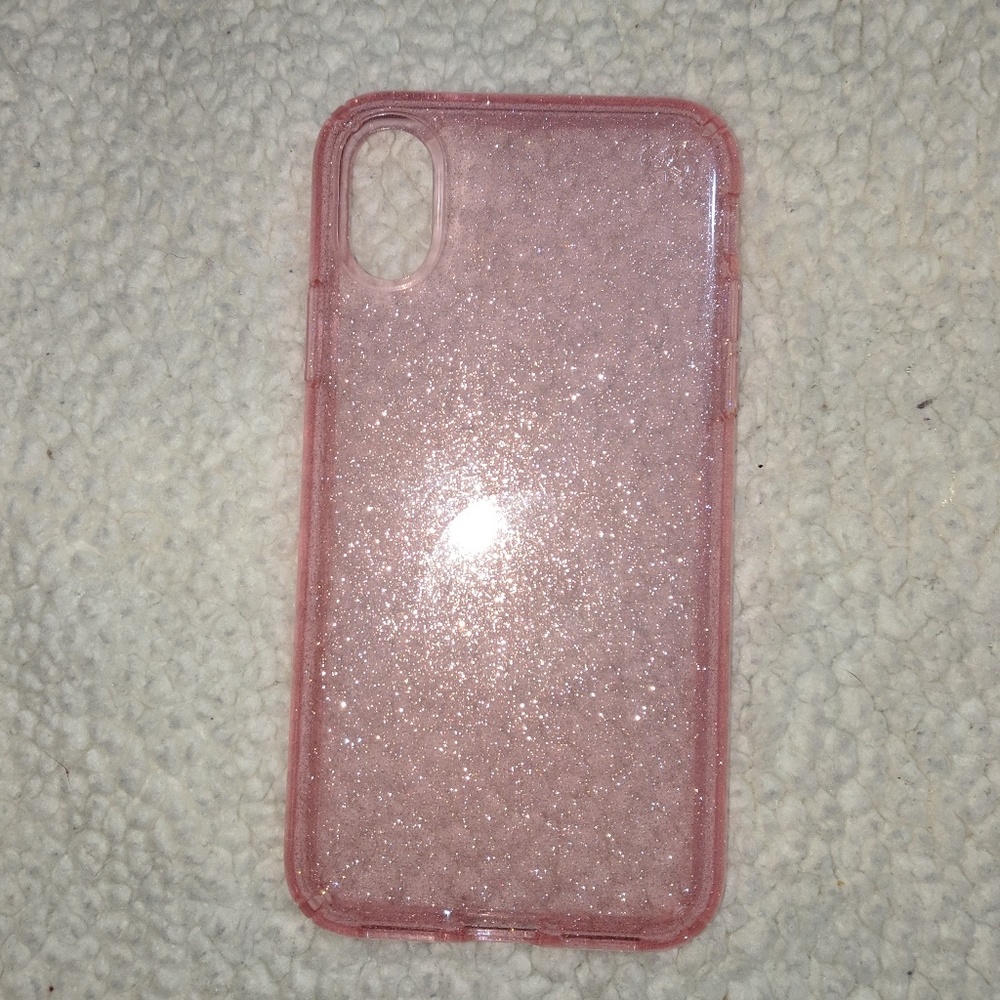 DELETING Glitter Speck iPhone X Case